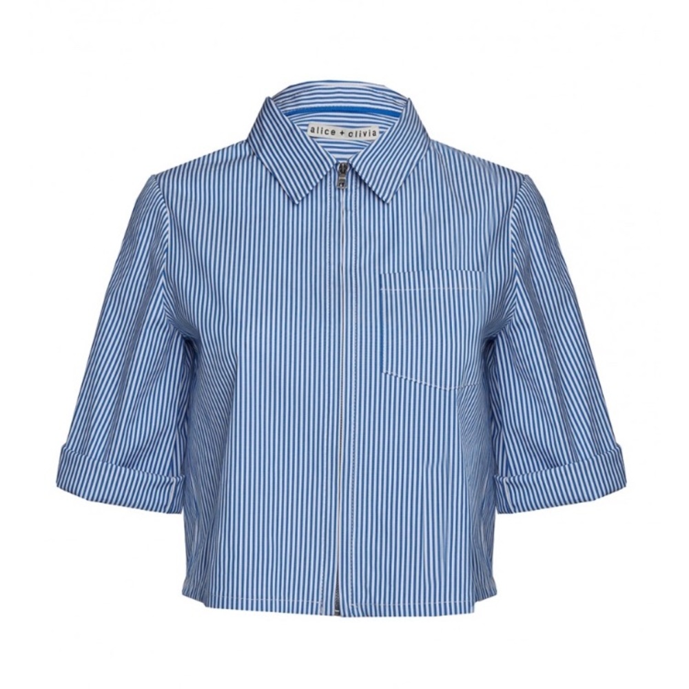 Alice + Olivia Cropped Shirt New no tags XS